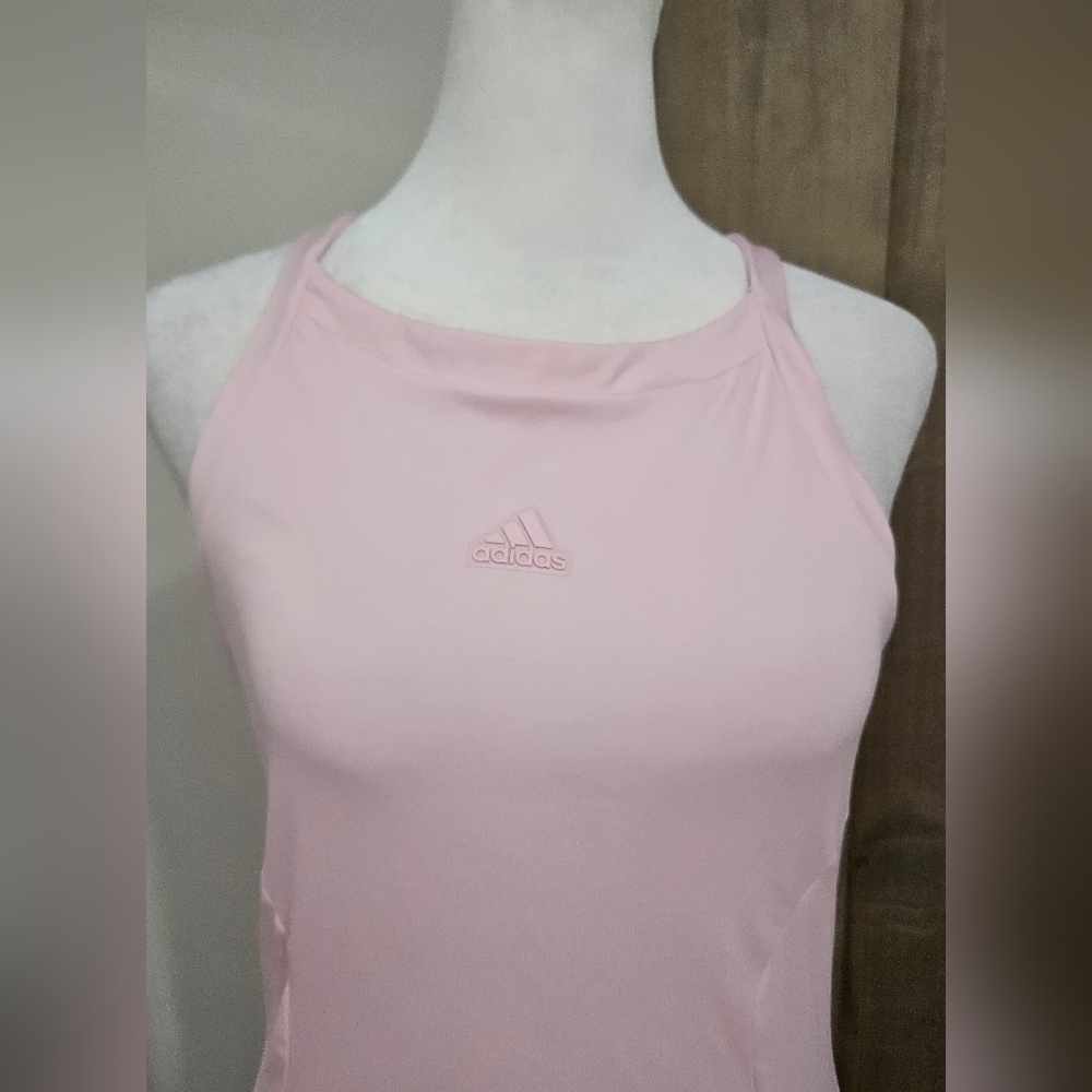 Adidas City Break Baby Pink Athletic Dress Tennis Golf Activewear Small - Picture 7 of 14
